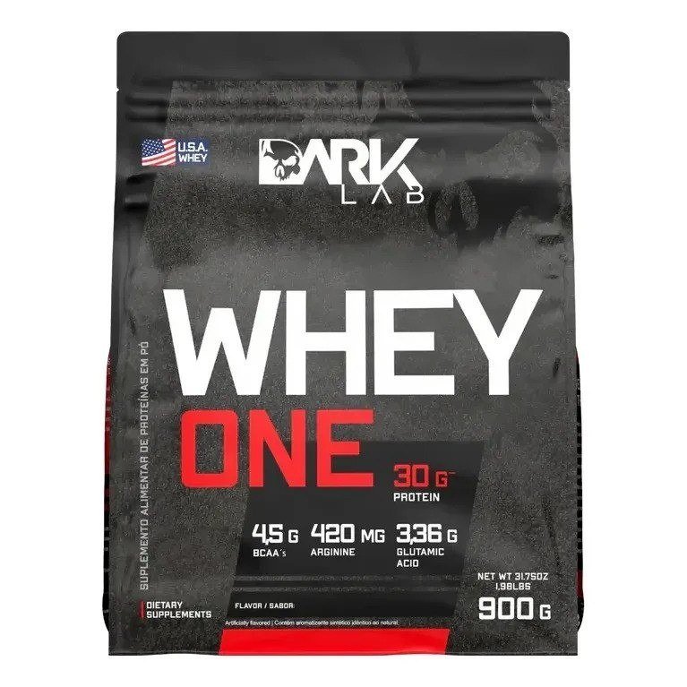 Whey One Baunilha Pro Com Bcaa E Aminoácidos 900g Dark Lab