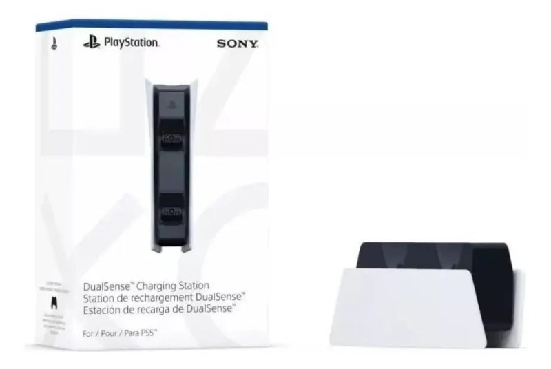 Base de Carregamento PlayStation DualSense para 2 Controles – Branco