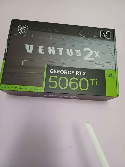 Placa De Vídeo MSI 5060 Ti 16gb Ventus 2x + Frete Grátis