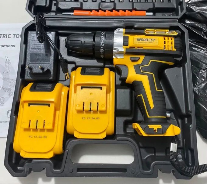 Parafusadeira Furadeira 48V Profissional 2 Baterias + Frete Grátis