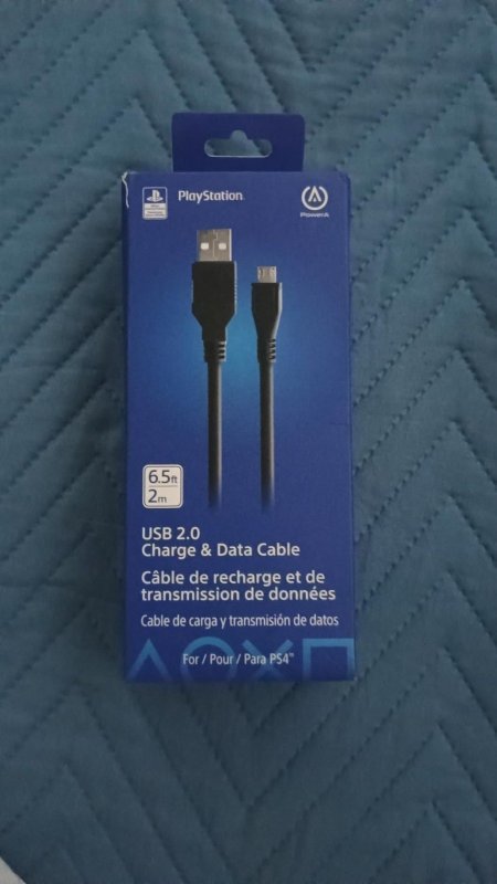 Cabo de Carregamento USB PowerA para PlayStation 4