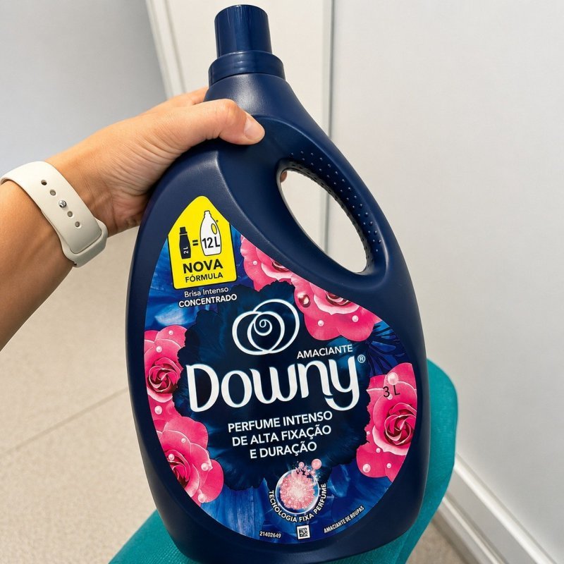 Downy Amaciante Concentrado Líquido Brisa 3L Perfume Intenso de Rosas e Frutas Vermelhas