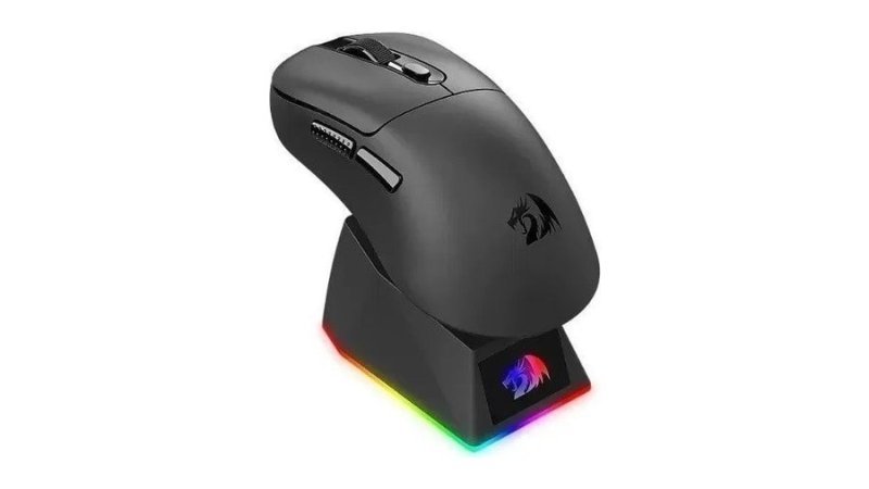 Mouse Com Dock Sem Fio Redragon M998 Std Tri Mode PAW 3311