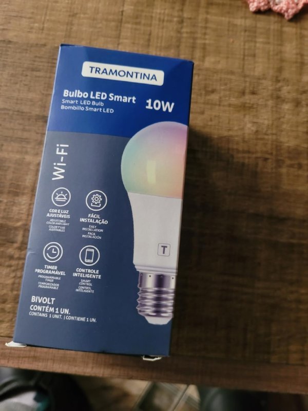 Lâmpada Inteligente Tramontina Smart, LED 10W, Compatível com Alexa + Frete Grátis