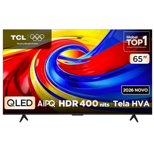 Smart TV TCL 65 Polegadas QLED 4K P7L WiFi Bluetooth Google TV HDR10+ 120 Hz VRR AIPQ 65P7L