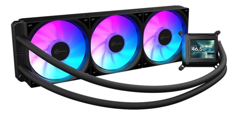 Water Cooler Kalkan Lcd 2.4 360mm 250 Tdp Para Pc Desktop