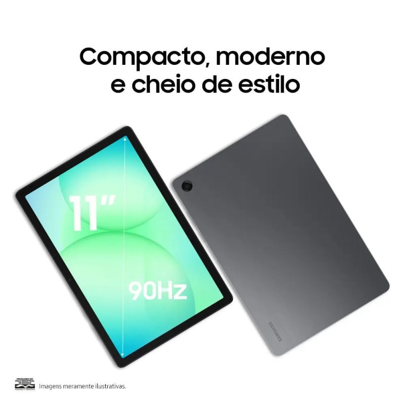 Tablet Samsung Galaxy Tab A11+, 128gb, 6gb Ram, Tela De 11, Câmera Traseira 8mp, Wifi, Android 16