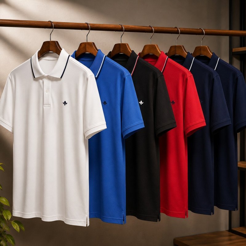 Kit 5 Camisas Camiseta Gola Polo Masculina Premium Basica