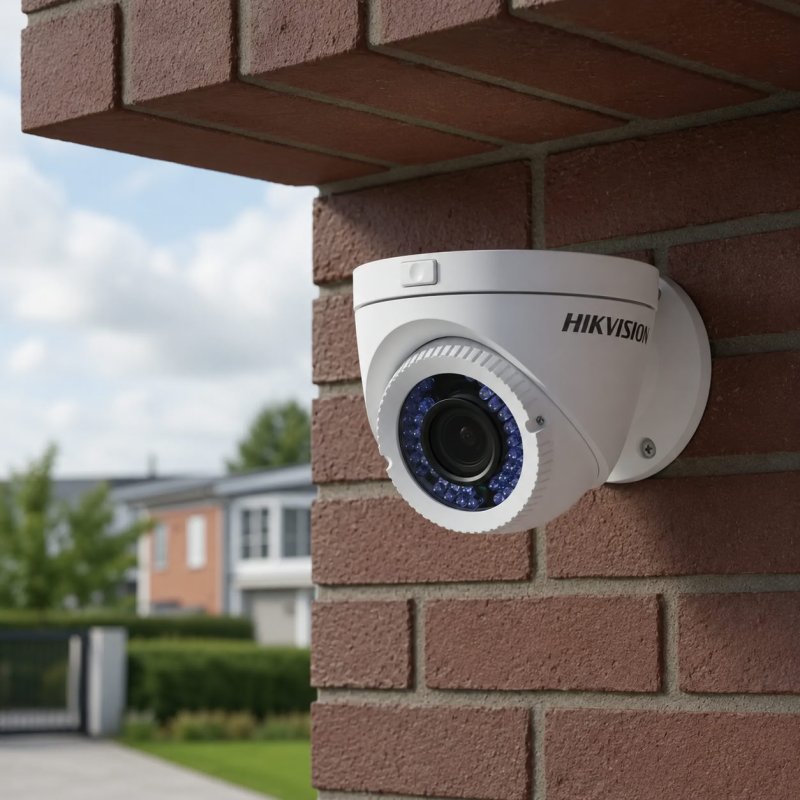 Câmera de Segurança Residencial Dome Hikvision DS-2CE56C0T-VFIR3F 720p 4.0