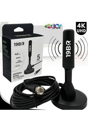 Antena Digital 4K HD Interna e Externa para TV Samsung LG Smart LED LCD 3D UHF