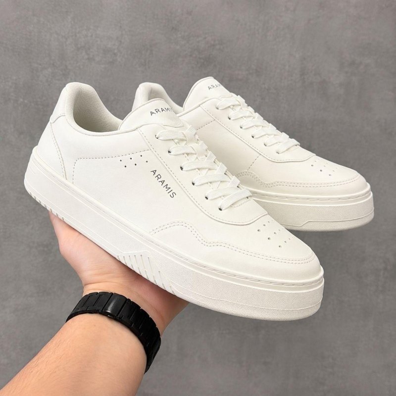 Tênis Aramis Peak Road Fechamento Em Cadarço Para Uso Casual Off White 41 Br