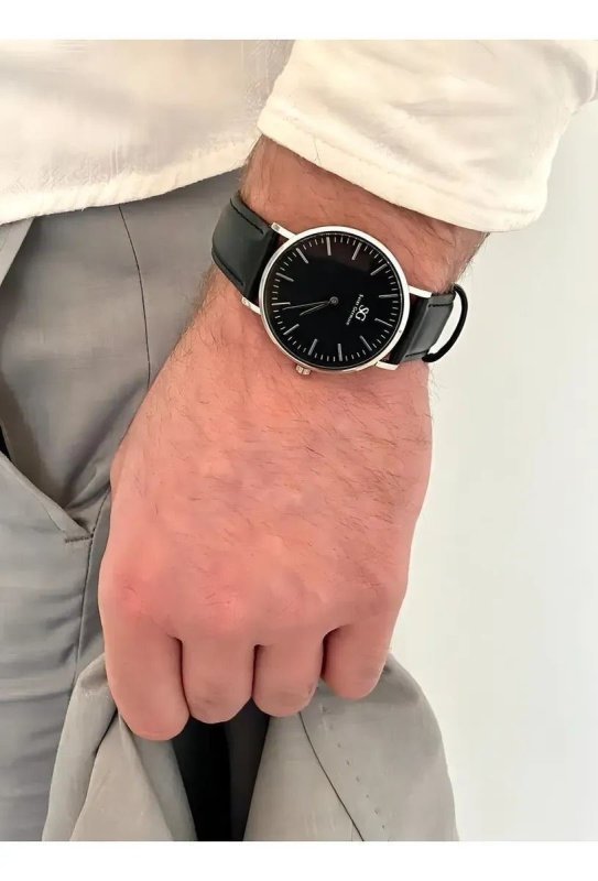 Relógio Masculino Saint Germain Murray Caixa Prateada de 40mm