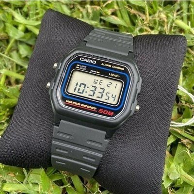 Relógio Casio Masculino Digital Preto de Resina W-59-1VQ