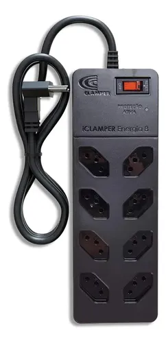 Filtro de Linha iCLAMPER 8 tomadas