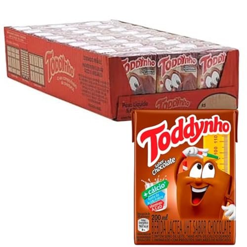 Bebida Láctea Chocolate Toddynho 200ml - Pack com 27