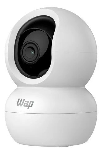 WAP Câmera de Segurança LENS 200, 360 Graus, Áudio Bidirecional com Cancelamento de Eco e Detector de Movimento, 5W 5V