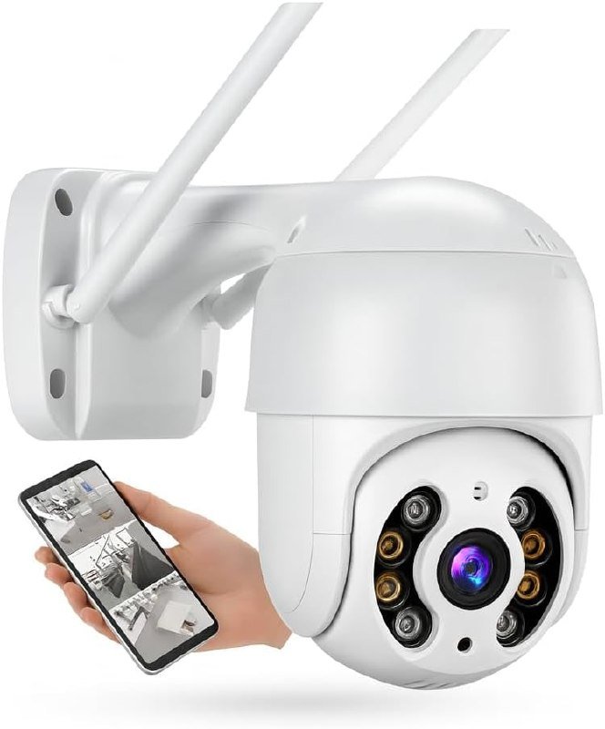Câmera de Segurança Wi-Fi Externa IP A8 – Prova d’Água com Visão Noturna