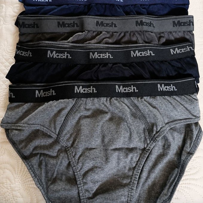 Kit com 6 Cuecas Slip Mash + Frete Grátis