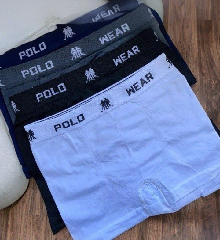 Kit 10 Cuecas Boxer Lisa Polo Wear Sortido