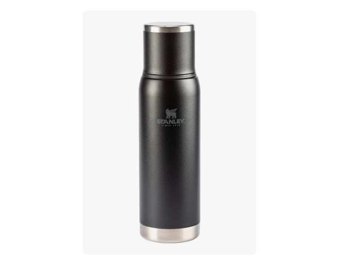 Garrafa Térmica Stanley Adventure 2.0 com Tampa Antivazamento Matte Black 1L
