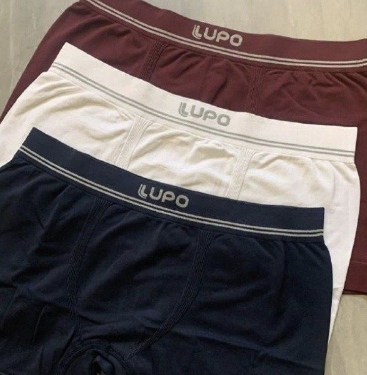 KIT DAS CUECAS LUPO SEM COSTURA