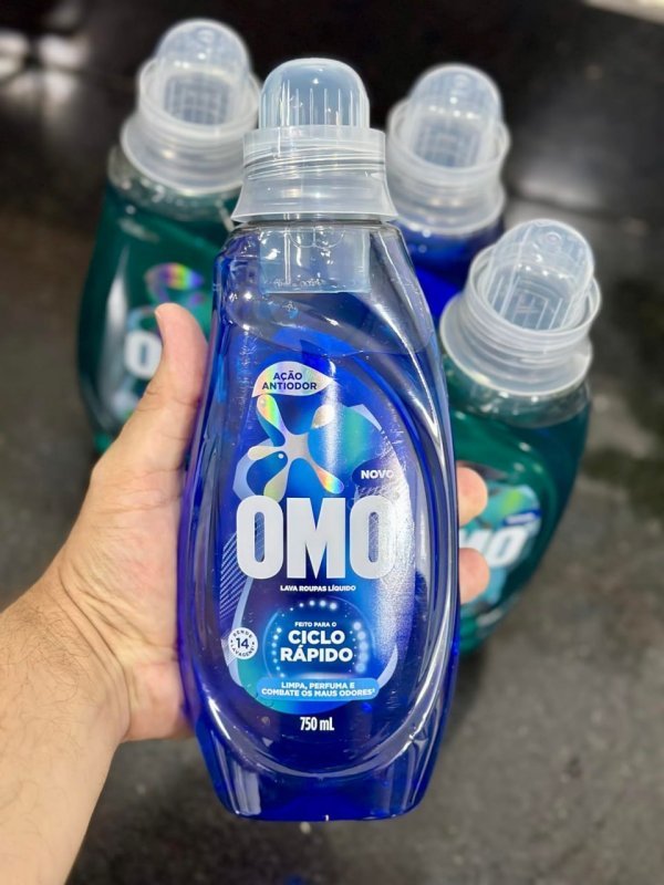 Lava-Roupas Líquido Omo Ciclo Rápido 750Ml