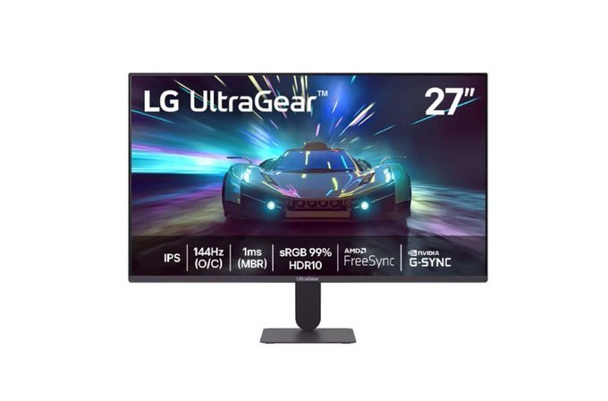 Monitor LG Ultragear 27" IPS FHD 144Hz 1ms