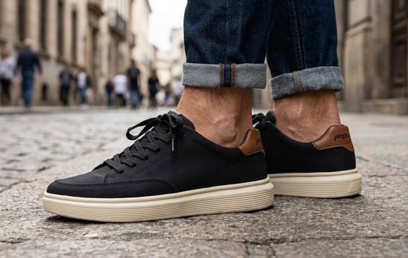 Tênis Casual Masculino Com Calce Fácil Pegada (37 a 44)