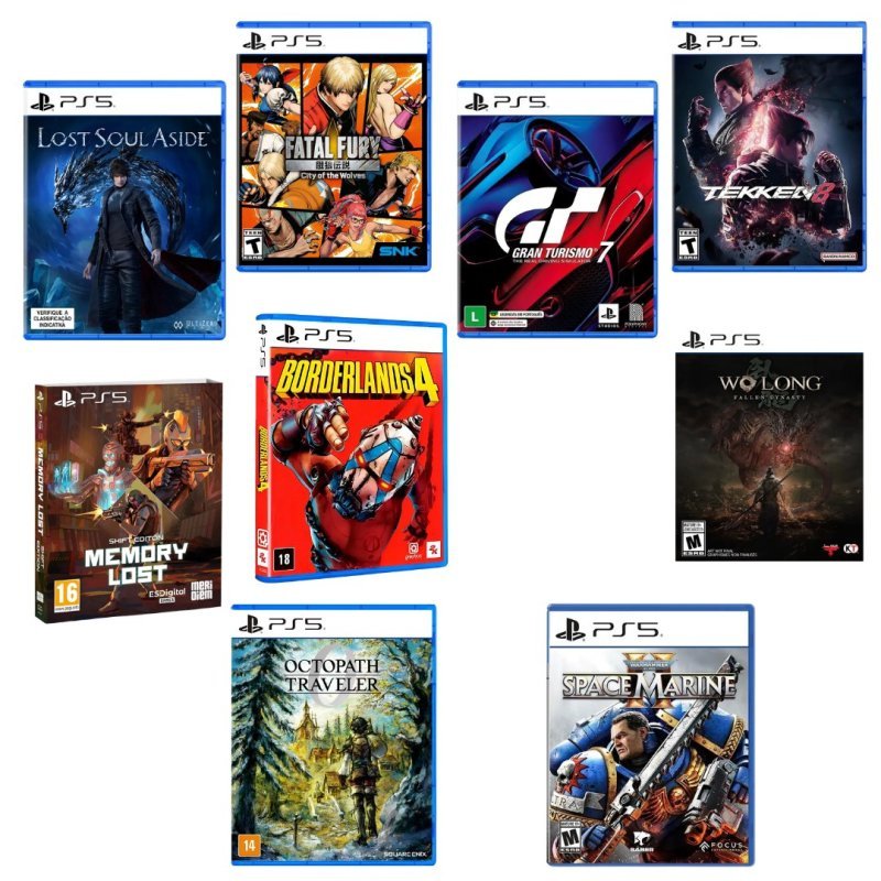 Games PS5 com 10% OFF