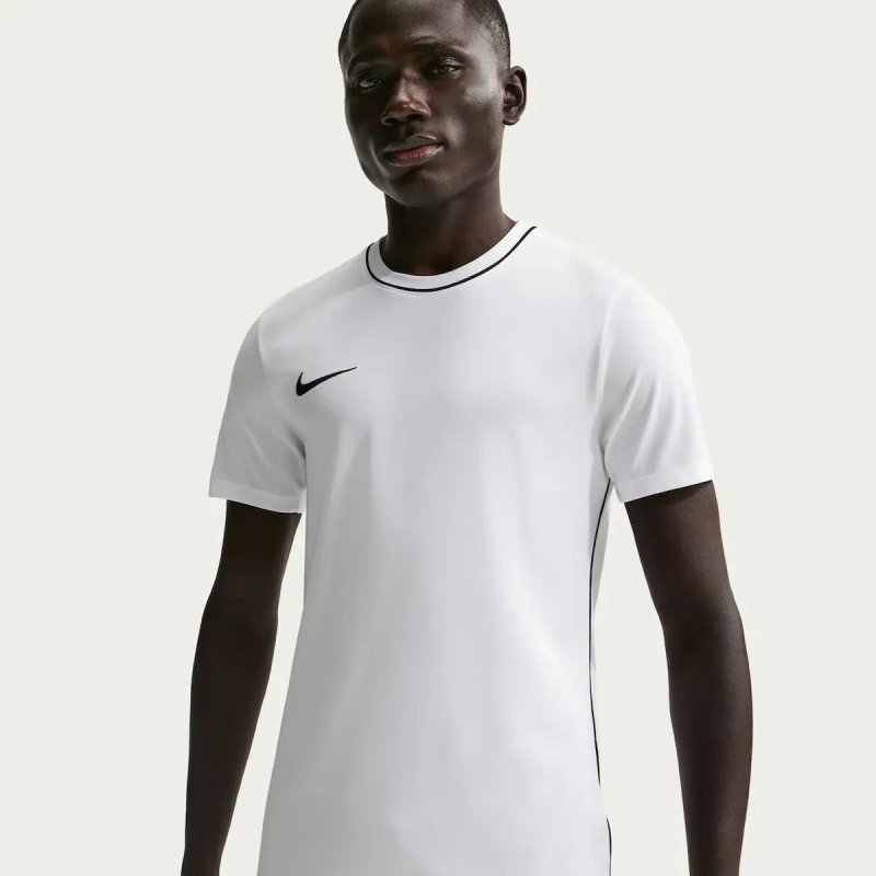 Camiseta Dri-fit Nike Park Masculina Branco/preto