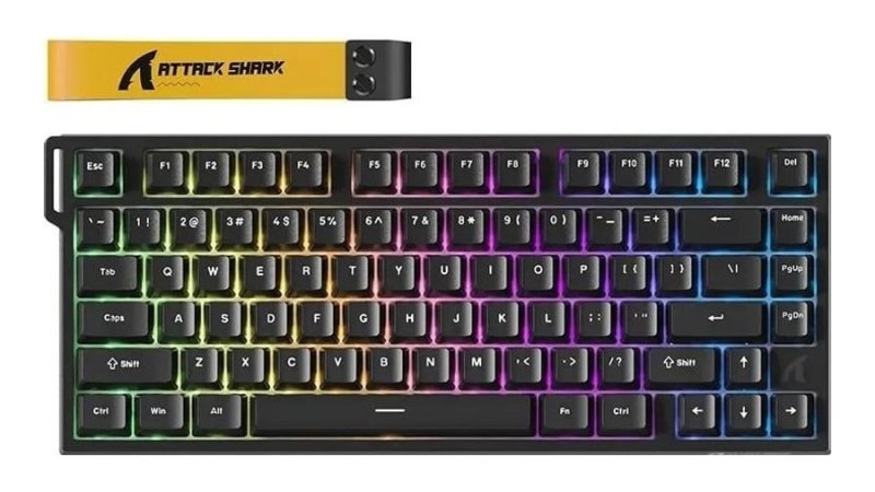 Teclado Mecânico Attack Shark R82he 8000hz Gamer