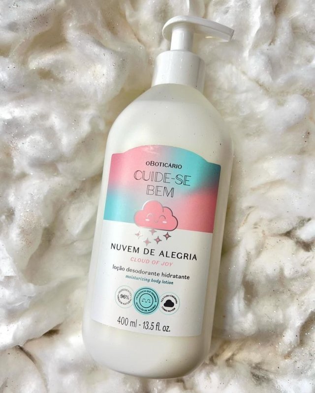 O Boticário Cuide-se Bem Nuvem De Alegria Loção Hidratante 400ml
