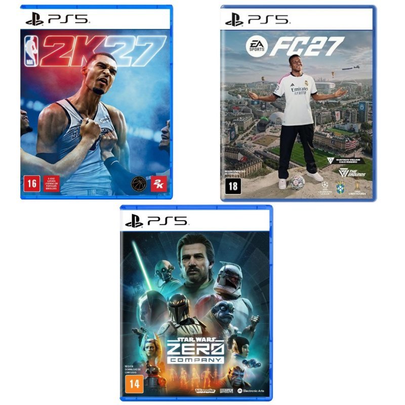 PRÉ-VENDAS E LANÇAMENTOS DE PS5 COM 10% OFF