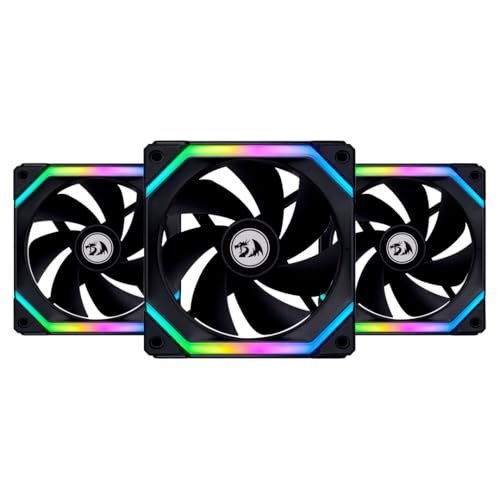KIT GAMER UNI FAN RGB PRETO COM 3 FANS UF-SL120-3B SI