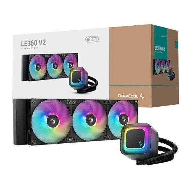 Watercooler Deepcool Le360 V2 ARGB Preto 360mm Preto