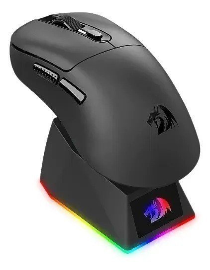 Mouse Com Dock Sem Fio Redragon M998 Std Tri Mode Paw 3311