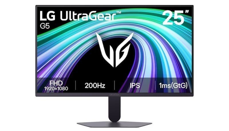 Monitor LG UltraGear IPS, 25”, 200Hz, 1ms (GtG)