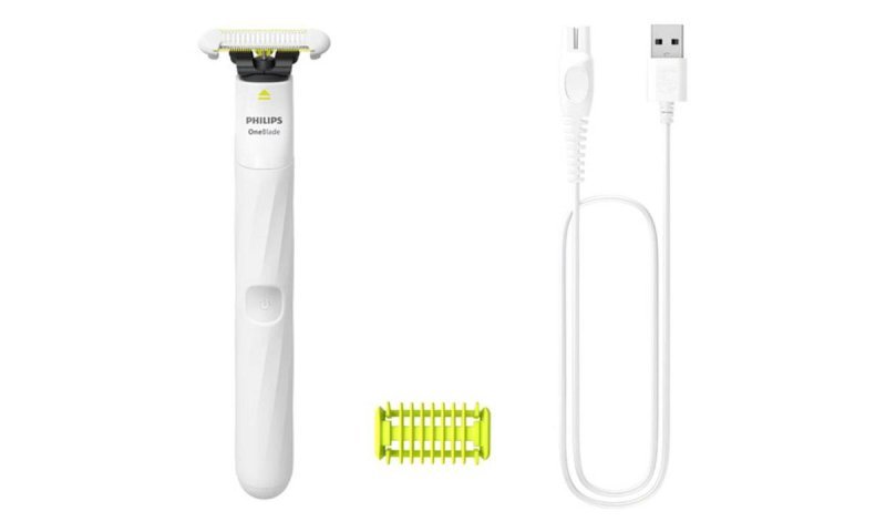 Aparador E Raspador Oneblade Intimate Qp1924/10 Philips Branco 127/220v
