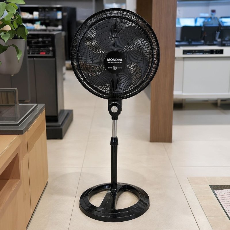Ventilador de Coluna 40cm Super Power VSP40C 6 Pás 3 Velocidades Mondial