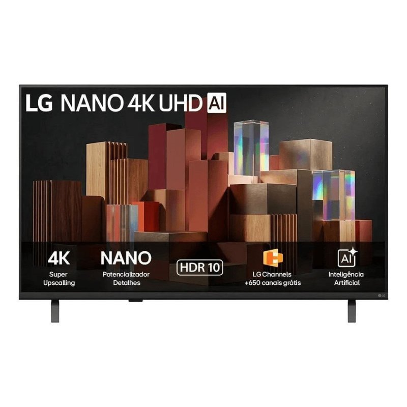 Smart Tv LG 55'' 4k Ultra Hd Nano Ai Webos 26 55un85c HDR10 Bluetooth Wi-Fi Google Cast