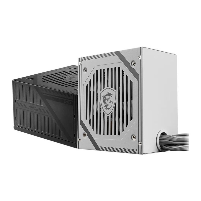 Fonte de Alimentação MSI MAG A650BNL White 650W 80 Plus Bronze PFC Ativo Branco