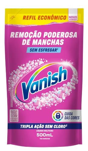 Tira Manchas Vanish Líquido Multiuso para roupas coloridas Refil Econômico 500ml
