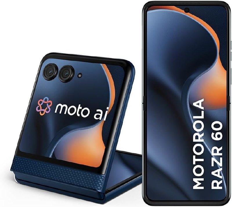 Motorola Razr 60 - 256GB 12GB RAM - Tela Dobrável 6,9" - Azul Marinho
