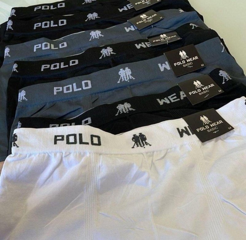 Kit 12 Cuecas Boxer Polo Wear