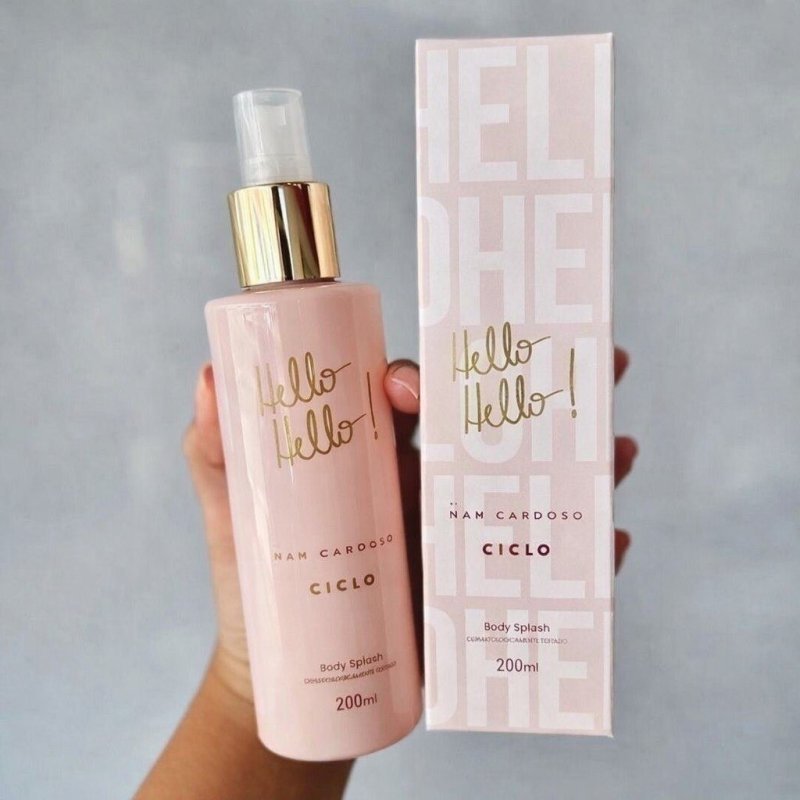 Body Splash Hello Hello Nah Cardoso 200ml Ciclo Desodorante Corporal