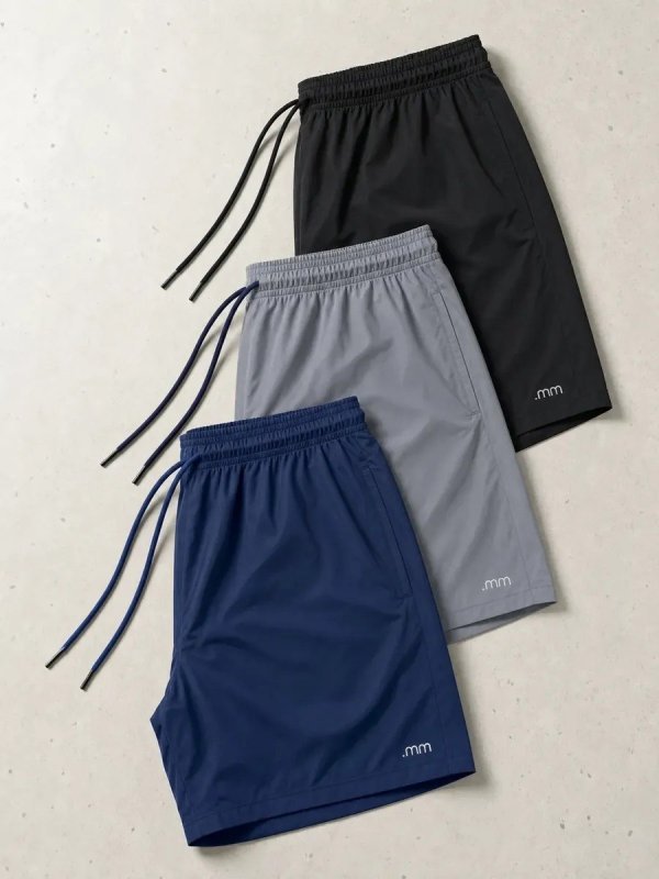 Kit 3 Bermuda Mauricinho Masculina Tactel Esportiva Verão