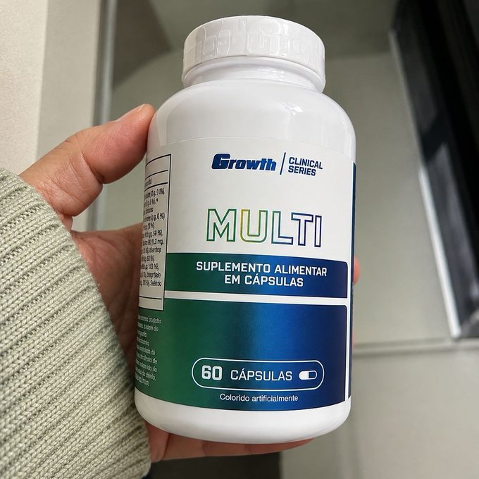 Multivitamínico 60 Cápsulas Growth Supplements