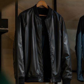Jaqueta Bomber Courino Masculina Com Zíper E Bolso