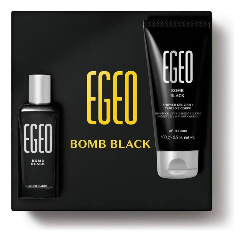 O Boticário Egeo Bomb Black Mini Kit 2 Itens
