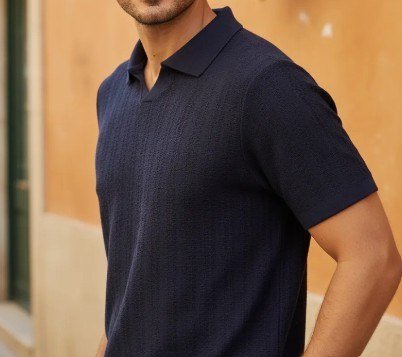 Camisa Gola Polo Tricot Masculina Texturizada Turim Opus